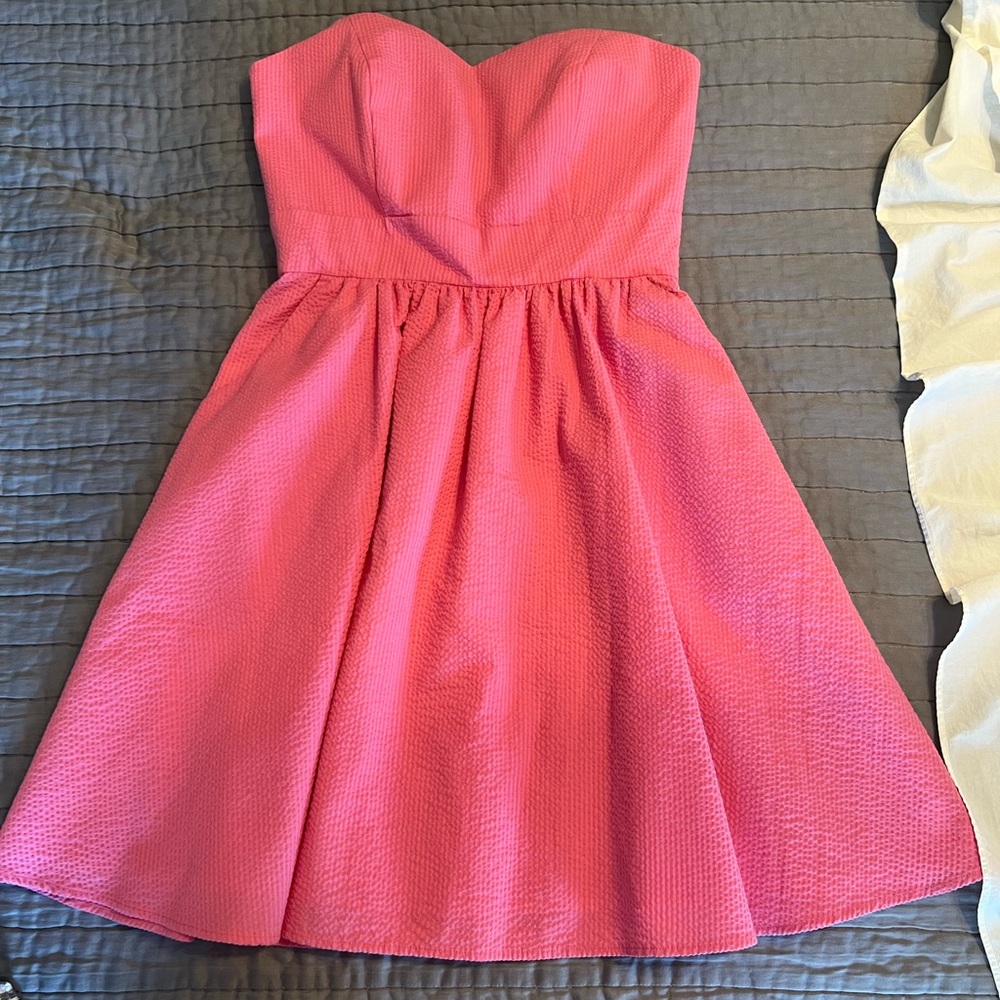 Pink Strapless Lauren James Dress